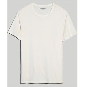 NWT Madewell All Day Casual Everyday Short Sleeve Crewneck Tee Shirt S holes